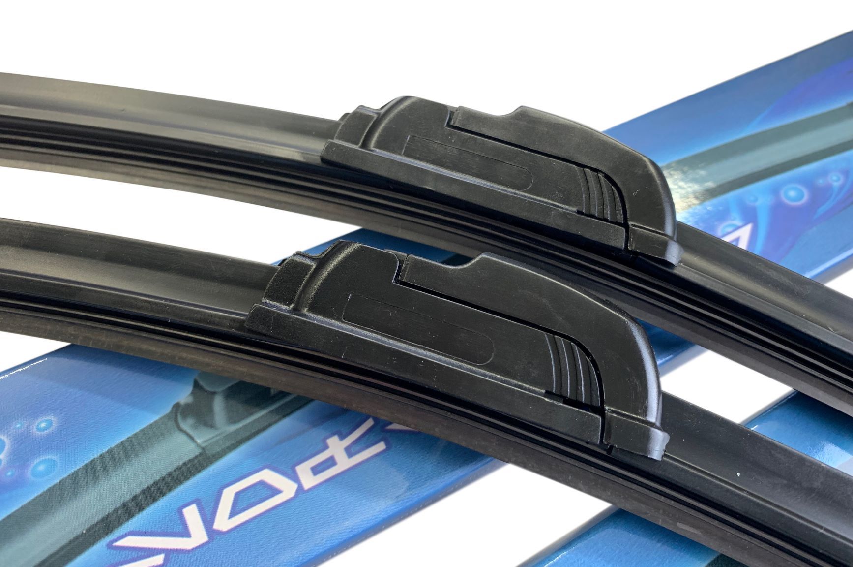 2x SOFT / FLAT Scheibenwischer Flachbalken 475/475mm für Honda Prelude III 3 von Tuning Fanatics
