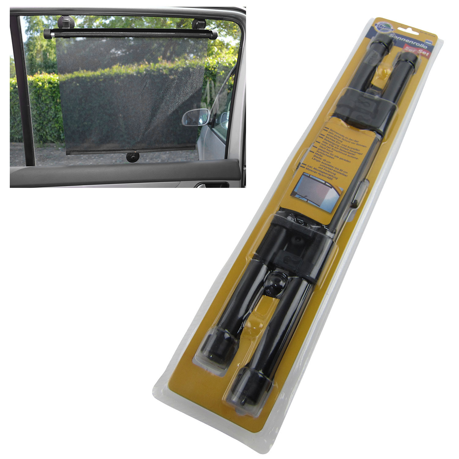 2x Sonnen Rollo Sonnenschutz Sonne Wärme Schutz 2er- Set für die Seitenscheibe 2x Sonnen Rollo Sonnenschutz Sonne Wärme Schutz 2er- Set für die Seitenscheibe von Diedrich Filmer GmbH