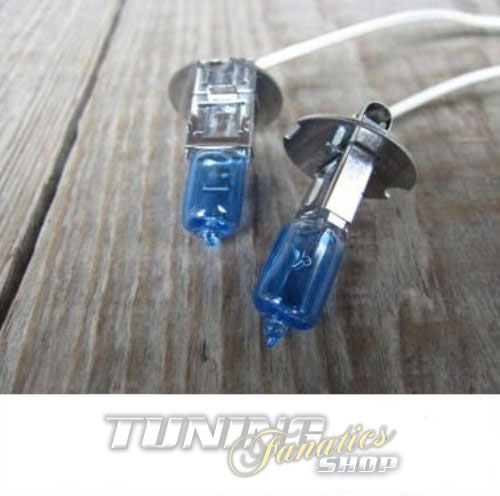2x Stück Xenon Look Cobalt Blue Birnen H3 55 Watt 6000K Weiss 12V 2x Stück Xenon Look Cobalt Blue Birnen H3 55 Watt 6000K Weiss 12V von JOM Car Parts & Car Hifi GmbH