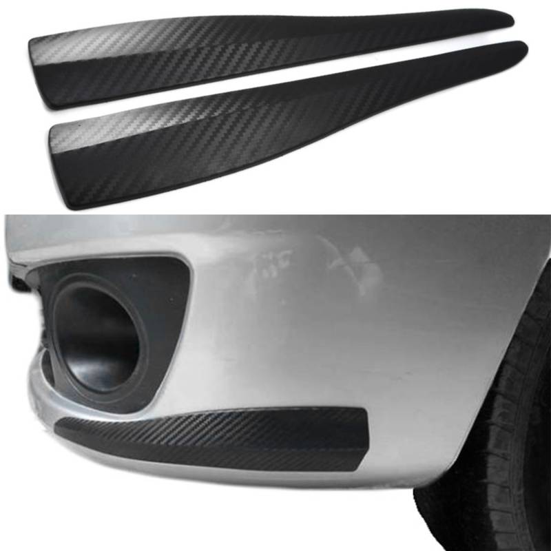 2x Universal Spoiler Ecken Fender Stoßstange in Carbon Optik für viele Fahrzeuge von Tuning Fanatics
