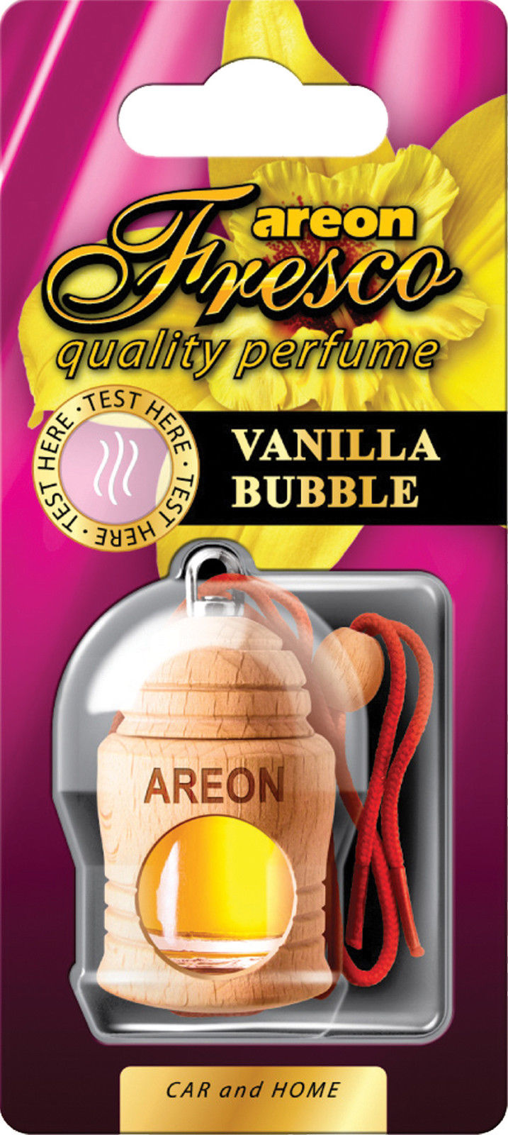3x Original Areon FRESCO Parfüm Duftdose Duftbaum Lufterfrischer Vanille Bubble von Tuning Fanatics