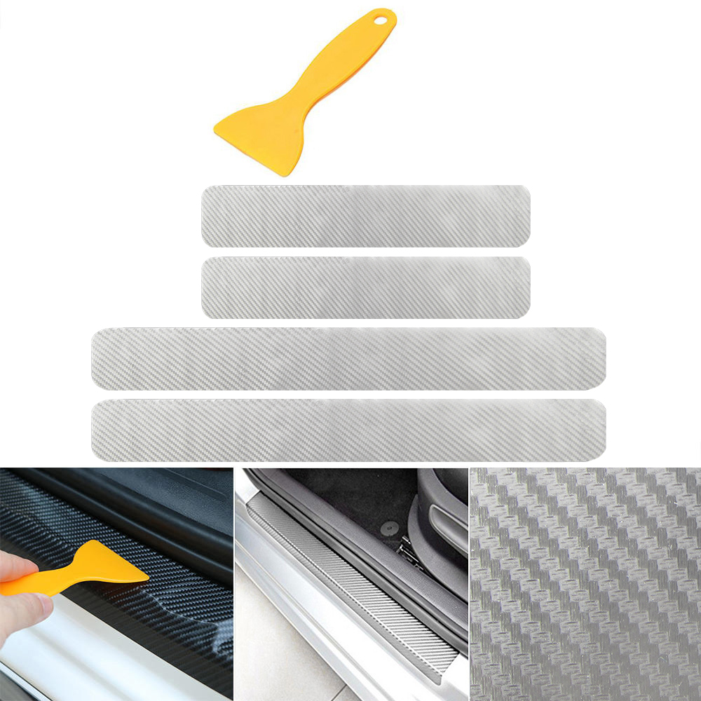 4x Einstiegsleiste Lackschutz Folie in Transparent Carbon Tür Leisten + Rakel 4x Einstiegsleiste Lackschutz Folie in Transparent Carbon Tür Leisten + Rakel von Simply NetTrade GmbH