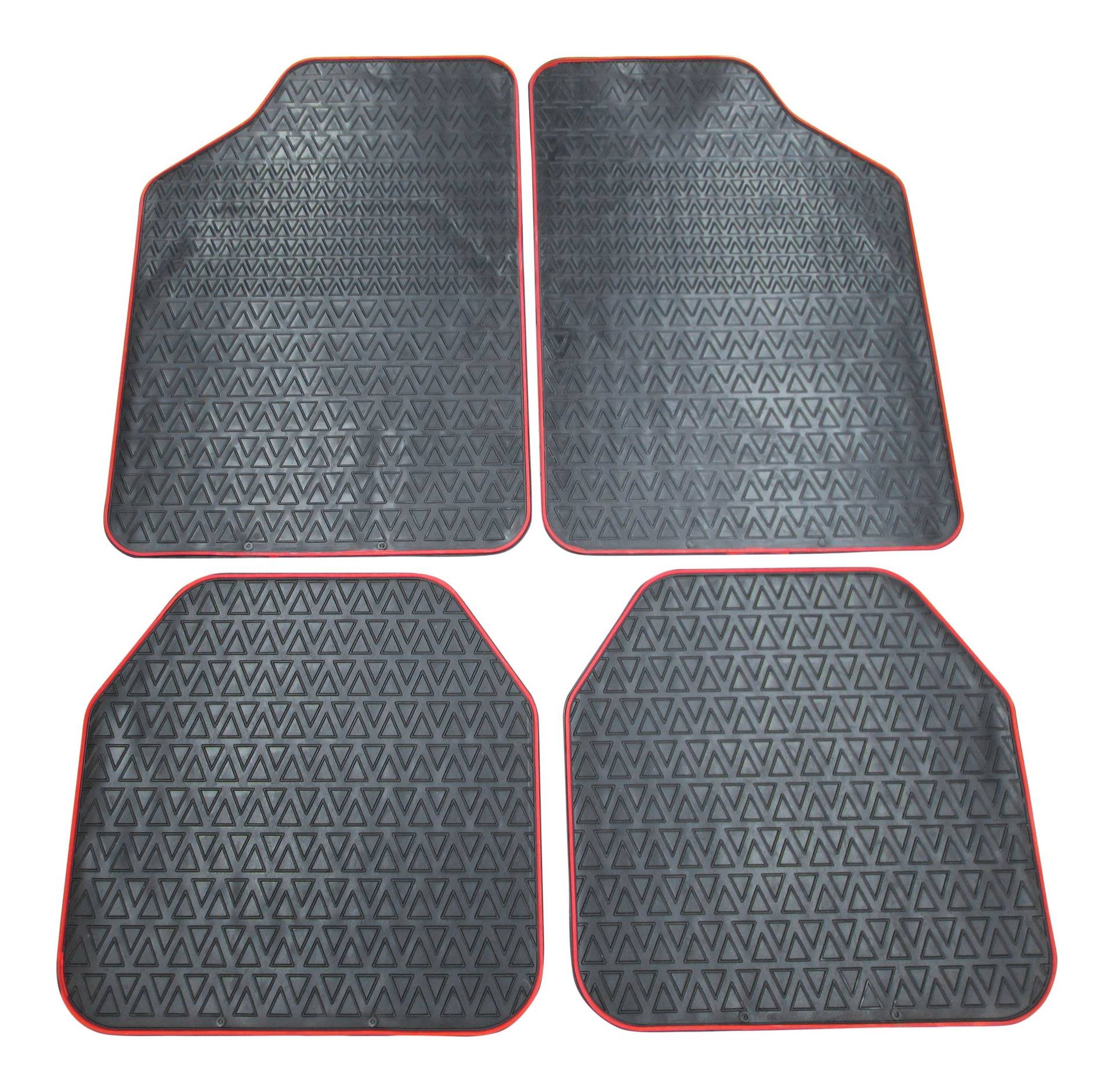 4x Gummi Fußmatten Gummifußmatten HOHER RAND Autoteppich VORN HINTEN Schwarz Rot 4x Gummi Fußmatten Gummifußmatten HOHER RAND Autoteppich VORN HINTEN Schwarz Rot von Diedrich Filmer GmbH