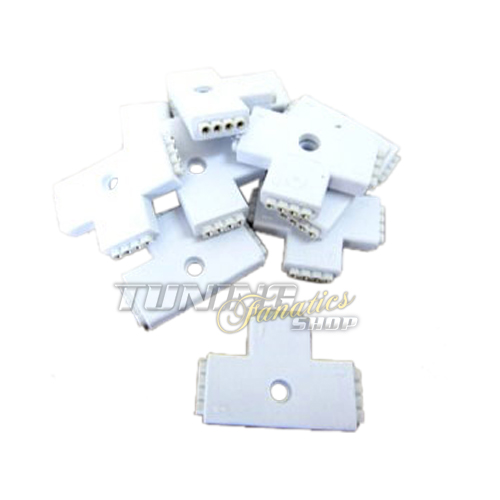 4x T-Adapter RGB Strip LED SMD Kabel Stecker Verbinder Connector Leiste von Simply NetTrade GmbH