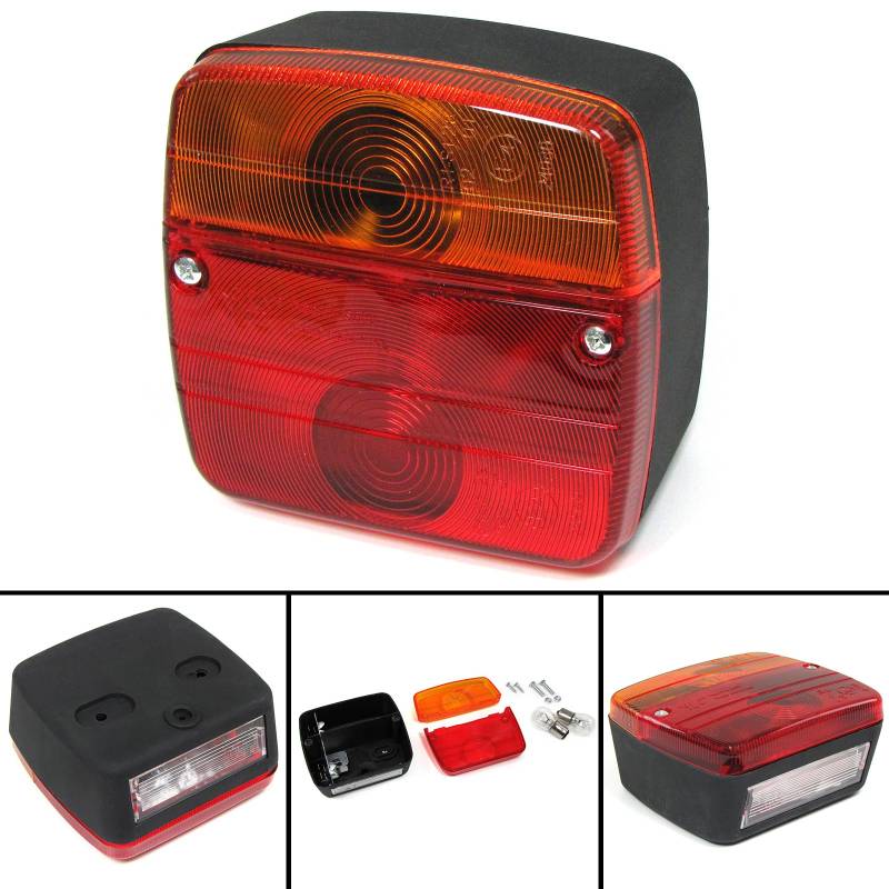 Anhänger Wohnwagen Caravan Rückleuchte Beleuchtung universal 12 Volt von Tuning Fanatics