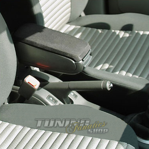 Armlehne Mittelarmlehne MAL Stoffbezug SCHWARZ für Fiat Sedici ab 2006- von Tuning Fanatics
