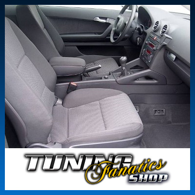 Armlehne Mittelarmlehne MAL für VW Scirocco 3 III Textil - Stoffbezug SCHWARZ von Tuning Fanatics
