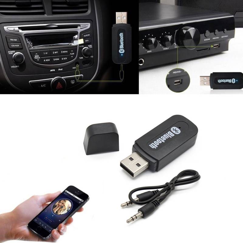 BLUETOOTH Stream Interface AUX In Klinke MP3 USB CD Adapter für viele Fahrzeuge von Tradefox GmbH