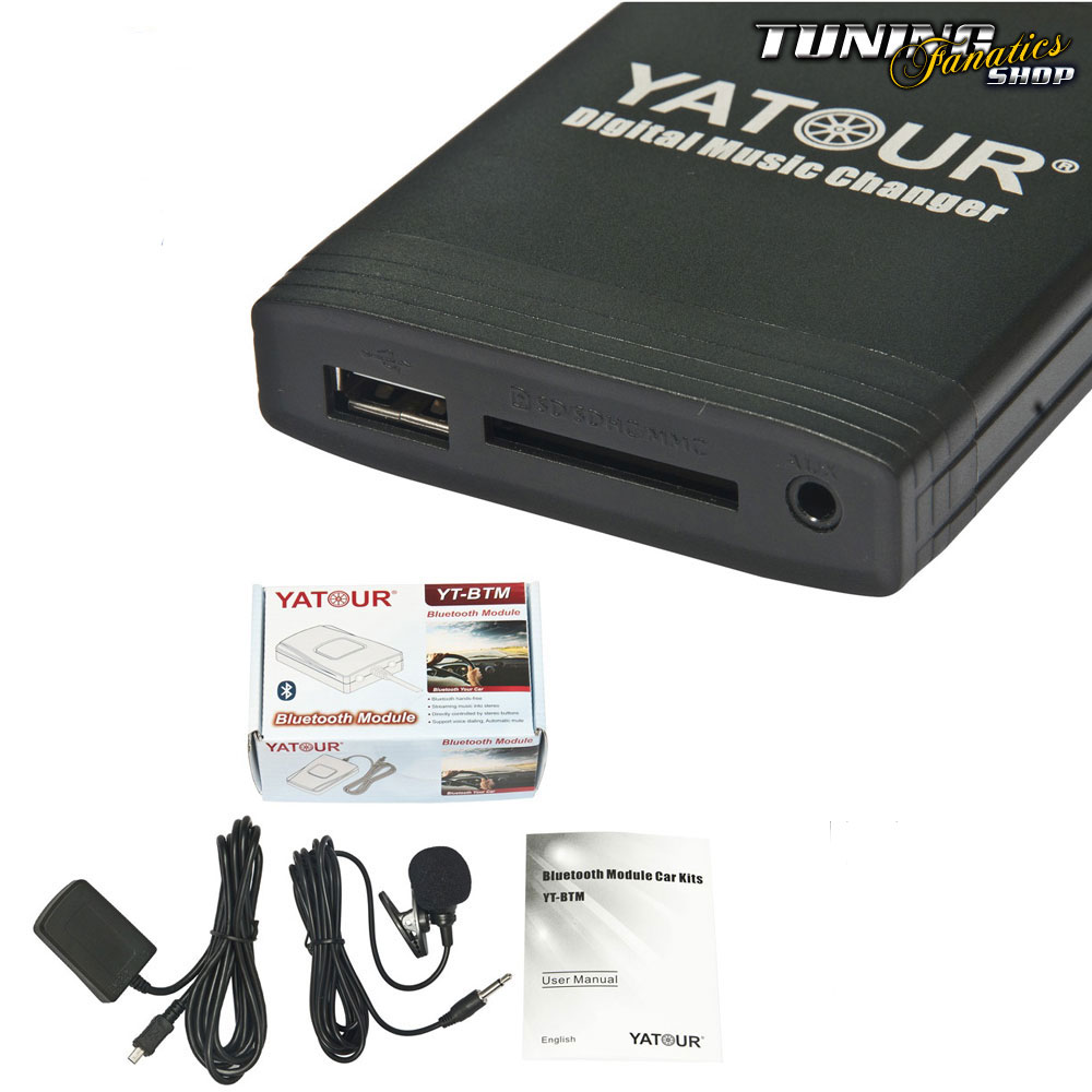 Bluetooth USB SD MP3 AUX CD Wechsler Adapter für Audi Navigation Plus 3 / RNS-E von Tuning Fanatics