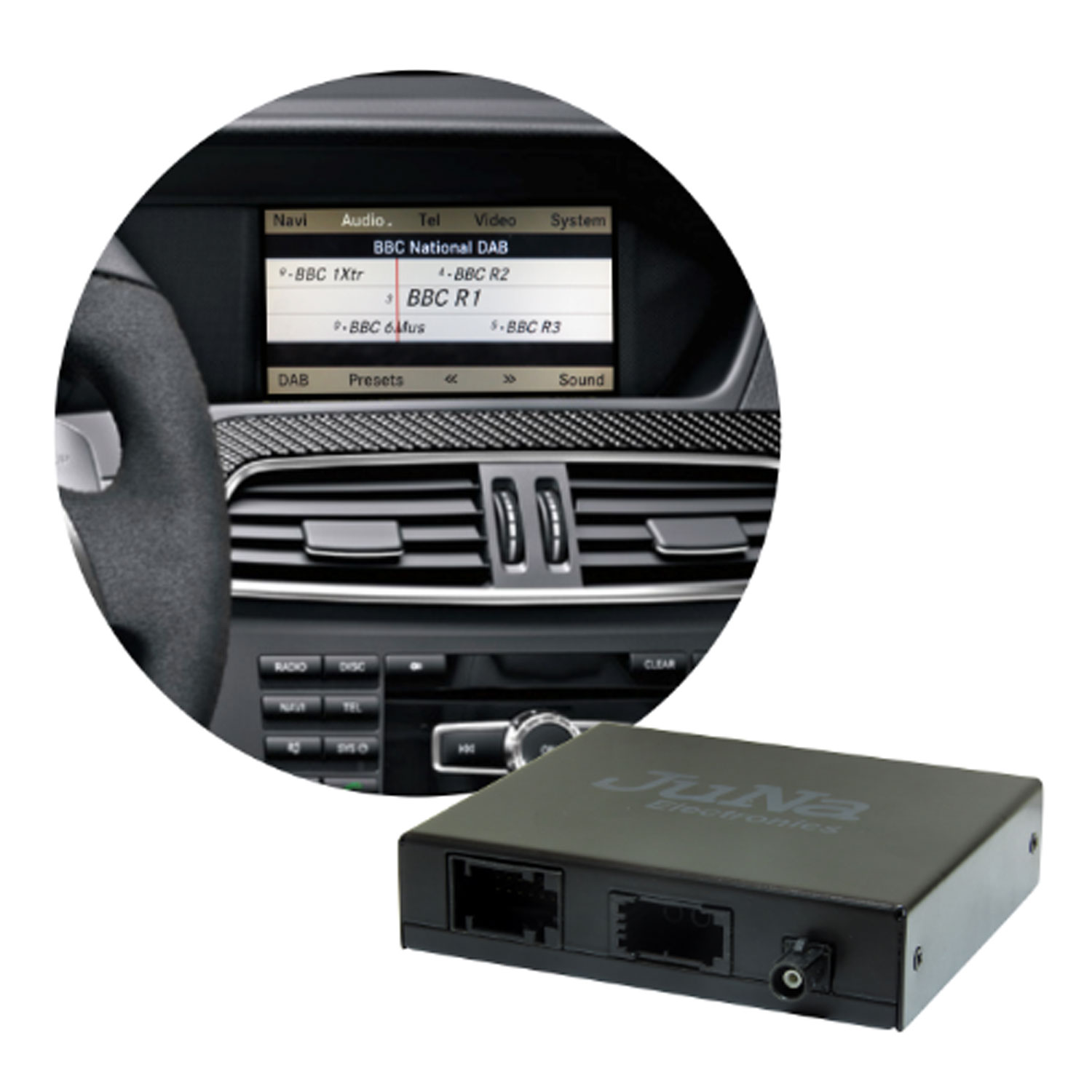 DAB DAB+ KOMPLETT SET Digital Radio + Antenne für Mercedes NTG 2.5 3.0 3.5 4.0 von Tuning Fanatics