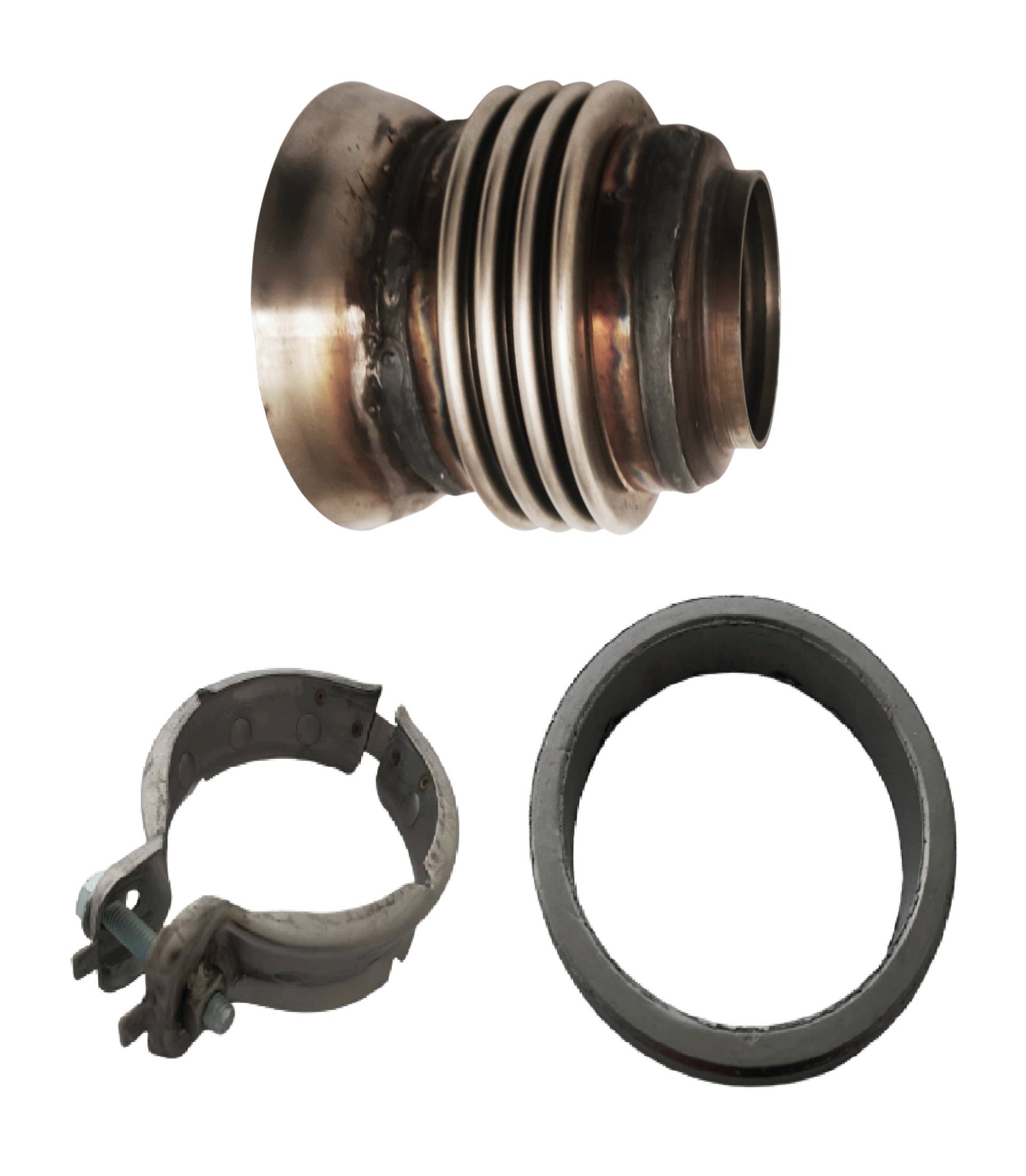 Edelstahl Reparatur Flexrohr Flexteil - Rohrverbinder passend für Mercedes Sprinter W906 vor Partikelfilter DPF 60mm + Schelle + Dichtring Edelstahl Reparatur Flexrohr Flexteil - Rohrverbinder passend für Mercedes Sprinter W906 vor Partikelfilter DPF 60mm + Schelle + Dichtring von Goingfast GmbH