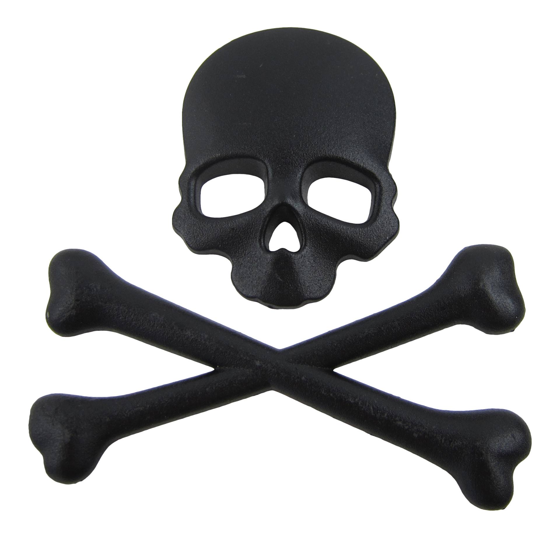 Exklusives Emblem Sticker Aufkleber Metall Knochen Skull Totenkopf in Schwarz Exklusives Emblem Sticker Aufkleber Metall Knochen Skull Totenkopf in Schwarz von Simply NetTrade GmbH