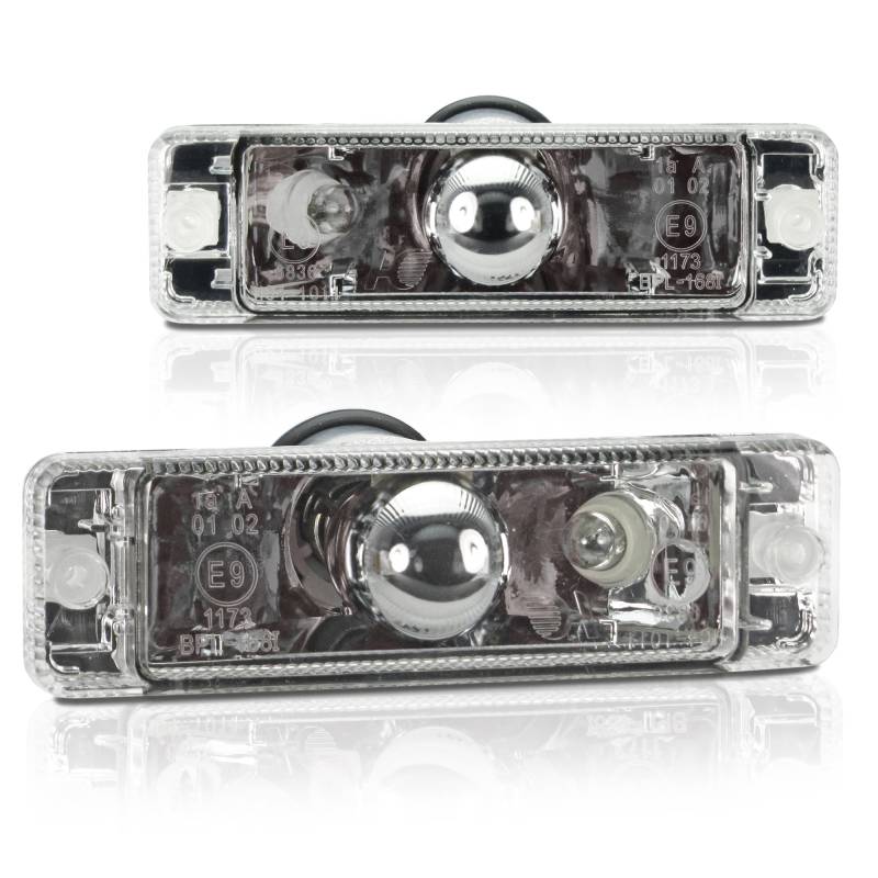 Frontblinker Blinker Klarglas mit Standlichtfunktion für VW Golf 1 / Golf 2 II bis 07/1989 Jetta Polo 86C von JOM Car Parts & Car Hifi GmbH