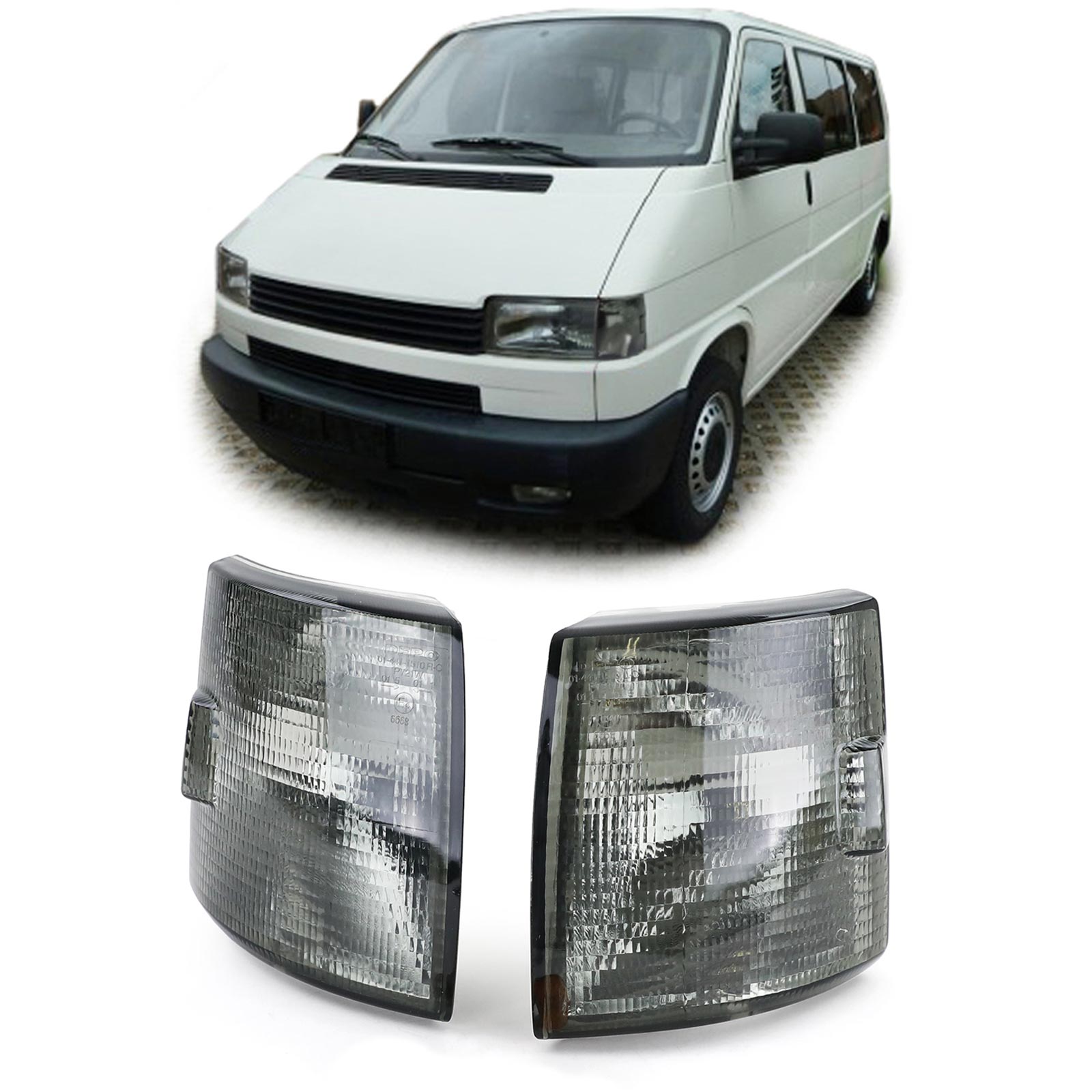 Frontblinker Blinker Schwarz LINKS + RECHTS für VW T4 IV Bus + Transporter ab 1990-2004 Frontblinker Blinker Schwarz LINKS + RECHTS für VW T4 IV Bus + Transporter ab 1990-2004 von Carparts-Online GmbH