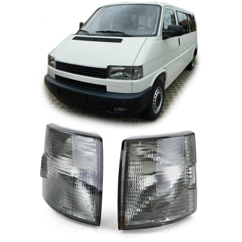 Frontblinker Blinker Schwarz LINKS + RECHTS für VW T4 IV Bus + Transporter ab 1990-2004 von Carparts-Online GmbH