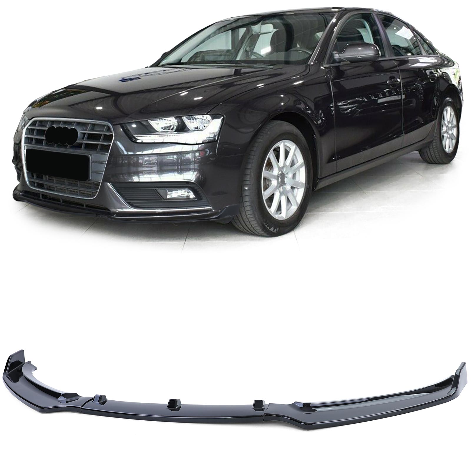 Frontspoiler Performance Spoiler Lippe Schwarz Glanz für Audi A4 B8 8K 11-15 Facelift Frontspoiler Performance Spoiler Lippe Schwarz Glanz für Audi A4 B8 8K 11-15 Facelift von Carparts-Online GmbH