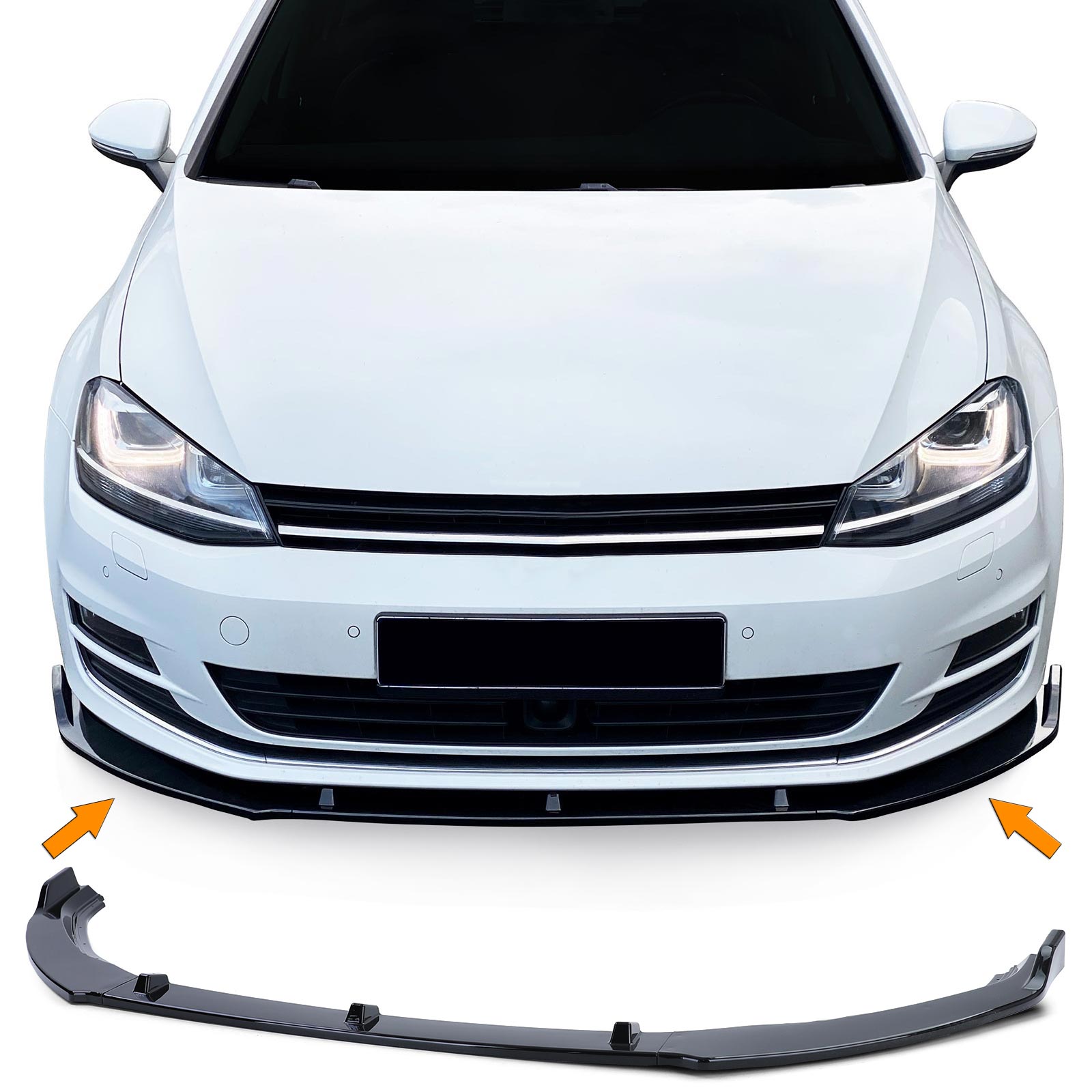 Frontspoiler Performance Spoiler Lippe Schwarz Glanz für VW Golf 7 VII 13-21 Frontspoiler Performance Spoiler Lippe Schwarz Glanz für VW Golf 7 VII 13-21 von Carparts-Online GmbH