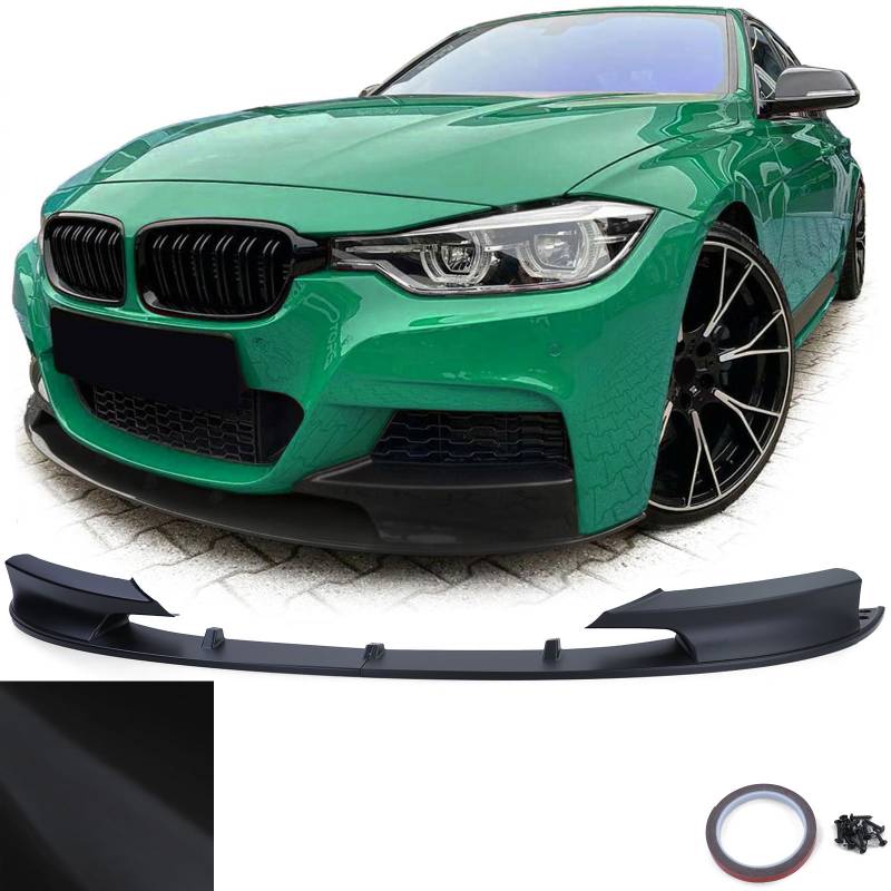 Frontspoiler Performance Spoiler Lippe Stoßstange in Schwarz Matt für BMW 3er F30 F31 ab 2011-2019 mit M-Paket von Carparts-Online GmbH