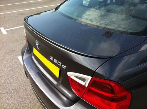 Heck Spoiler Spoilerlippe Kofferraum Heckspoiler Lippe für BMW 3er E90 Limousine von Goingfast GmbH