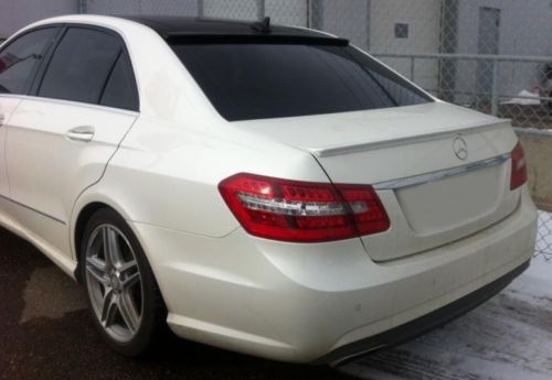 Heck Spoiler Spoilerlippe Kofferraum Lippe für Mercedes E-Klasse W212 Limousine von Tuning Fanatics