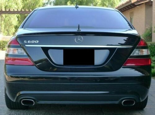 Heck Spoiler Spoilerlippe Kofferraum Lippe für Mercedes S-Kla W221 Limousine von Tuning Fanatics