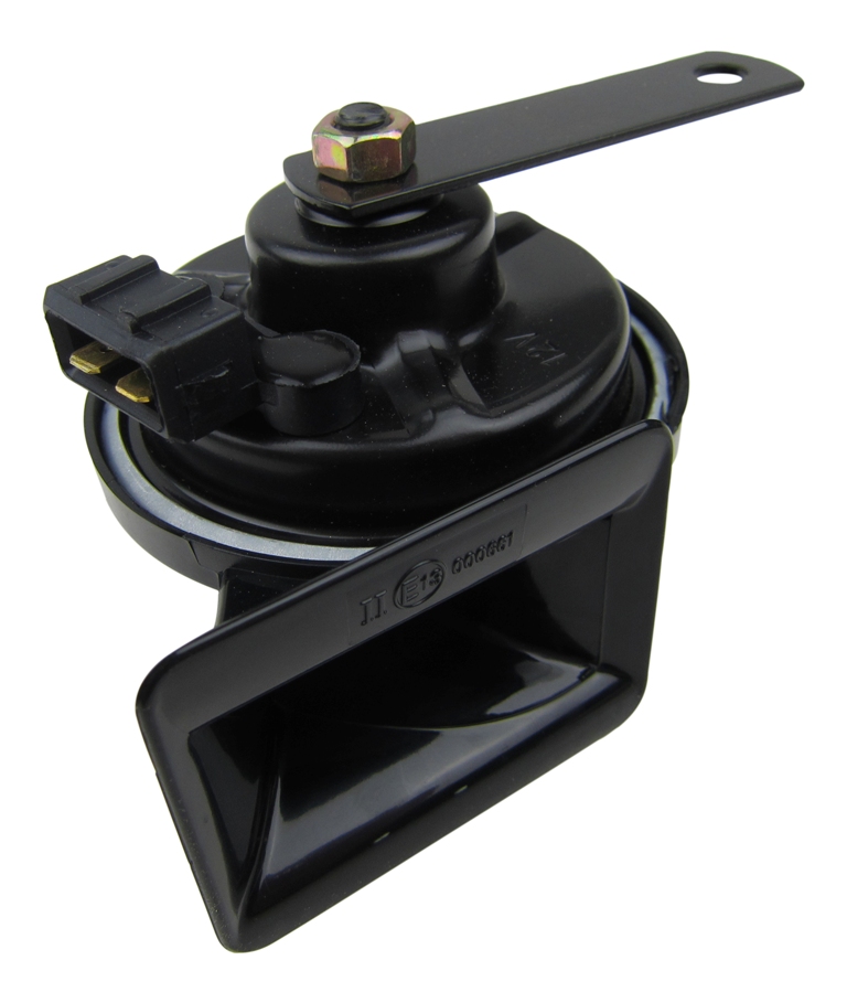 Hupe Horn Fanfare Signalhorn 12V TIEFTON Stecker ECKIG für VW Audi Seat Skoda MB von Ernst DELLO GmbH & Co. KG