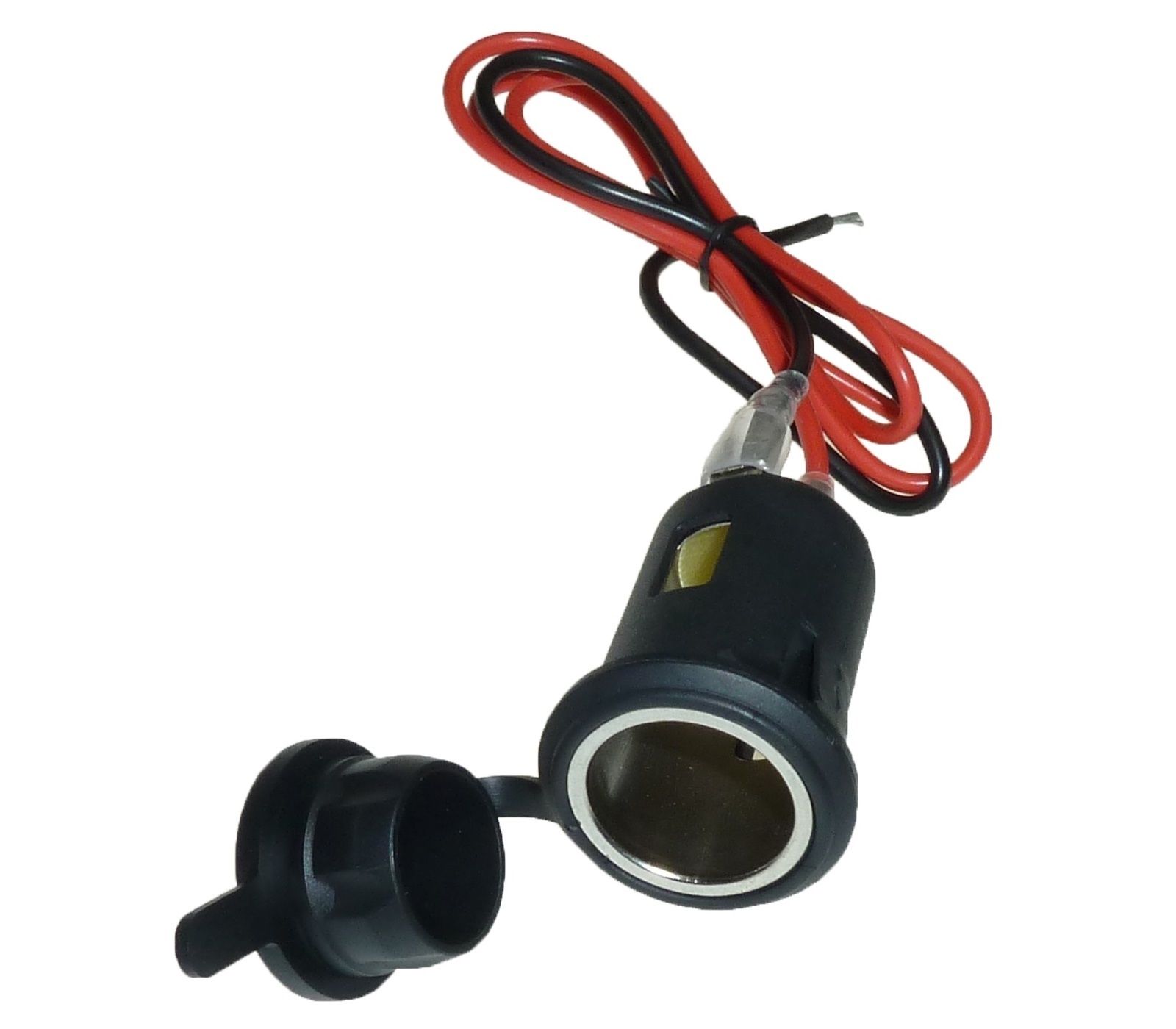 KFZ Einbau Steckdose 12V 24V KFZ Inkl. Kabel Zigarettenanzünder Bord Buchse LKW KFZ Einbau Steckdose 12V 24V KFZ Inkl. Kabel Zigarettenanzünder Bord Buchse LKW von Tradefox GmbH
