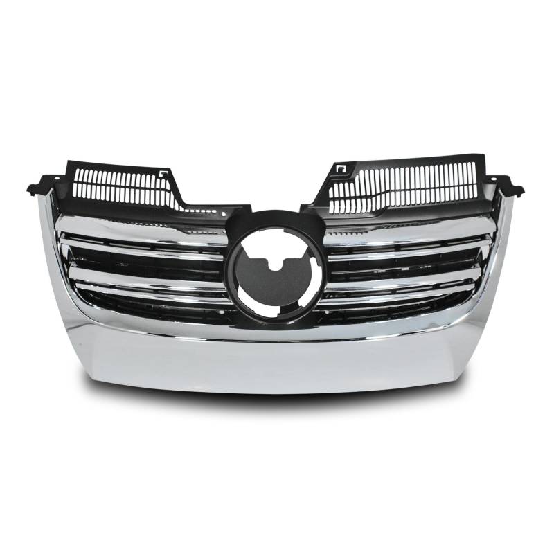 Kühlergrill Sportgrill Gitter Front Grill Chrom Schwarz für VW Golf 5 V 2003- von Tuning Fanatics