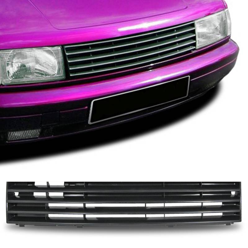 Kühlergrill Sportgrill Schwarz Grill ohne Emblem für VW Polo 86C von Tuning Fanatics
