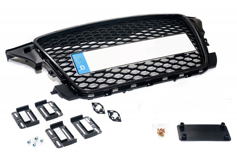 Kühlergrill Sportgrill Waben Gitter Kennzeichenhalter für Audi A3 S3 8P 04/2008- Kühlergrill Sportgrill Waben Gitter Kennzeichenhalter für Audi A3 S3 8P 04/2008- von Tuning Fanatics