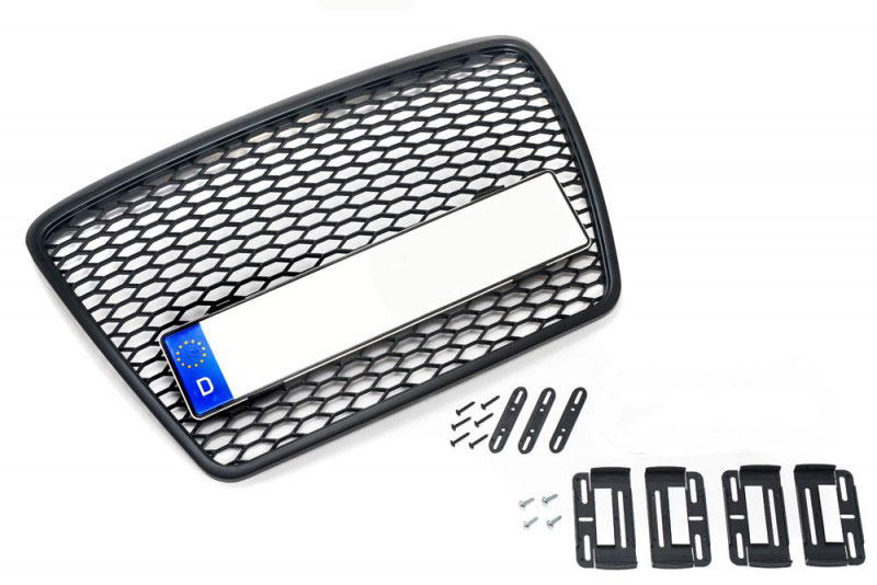 Kühlergrill Sportgrill Waben Gitter Kennzeichenhalter für Audi A6 4F C6 2009- Kühlergrill Sportgrill Waben Gitter Kennzeichenhalter für Audi A6 4F C6 2009- von Tuning Fanatics