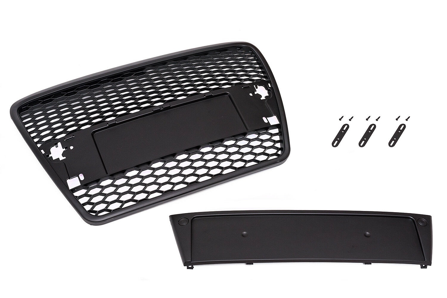 Kühlergrill Sportgrill Waben Matt Schwarz Emblem Halter für Audi A6 4F 2004-08 Kühlergrill Sportgrill Waben Matt Schwarz Emblem Halter für Audi A6 4F 2004-08 von Tuning Fanatics