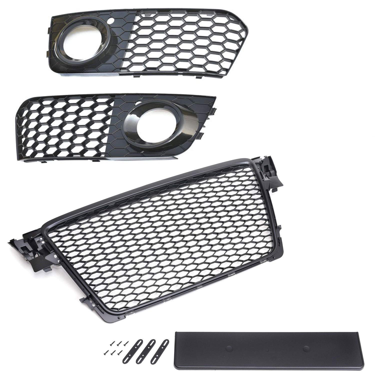 Kühlergrill Sportgrill Wabengitter Gitter Stoßstange für A4 B8 8K ab 2007- Kühlergrill Sportgrill Wabengitter Gitter Stoßstange für A4 B8 8K ab 2007- von Tuning Fanatics