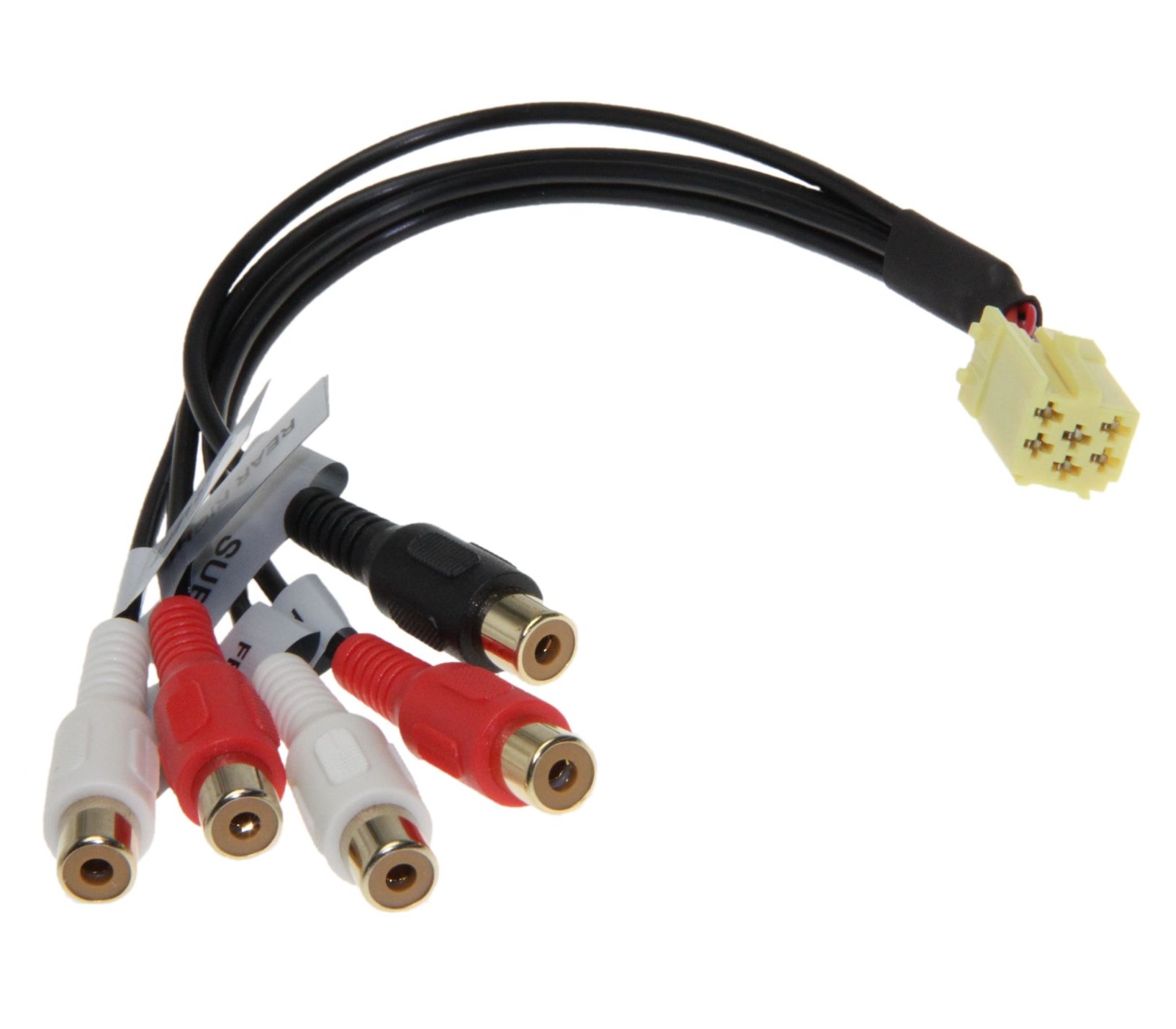 Line Out 5x Cinch Adapter Subwoofer für VW Audi Seat Becker Blaupunkt Grundig Line Out 5x Cinch Adapter Subwoofer für VW Audi Seat Becker Blaupunkt Grundig von Tradefox GmbH