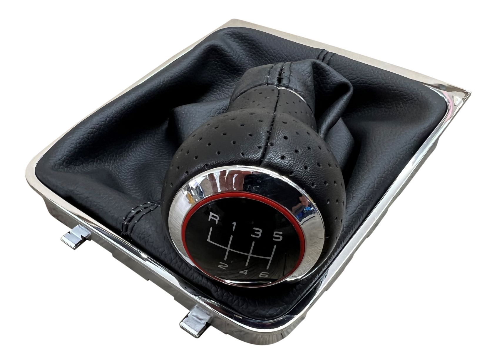 Lochleder Sport Schaltknauf Knauf + Schaltmanschette Schwarz Chrom mit roten Ring 6-Gang für VW Passat 3C B6 Lochleder Sport Schaltknauf Knauf + Schaltmanschette Schwarz Chrom mit roten Ring 6-Gang für VW Passat 3C B6 von GOLDCAR Renata Badzio,Bart?omiej Kalisz s.c.