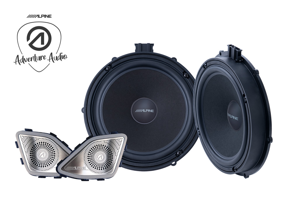 Original Alpine 2 Wege Lautsprecher Set Adventure Audio 20 cm (8-Zoll) für VW T6 SG ab 2015-2019 von KUFATEC GmbH & Co. KG