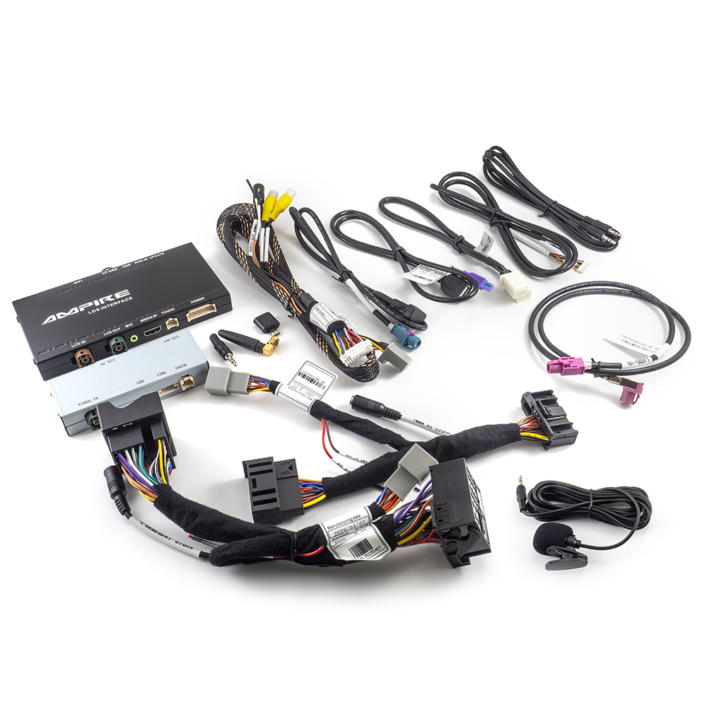 Original Ampire Smartphone Integration Wireless CarPlay Android Auto für Radio Mercedes NTG4 (Quadlock) von KUFATEC GmbH & Co. KG