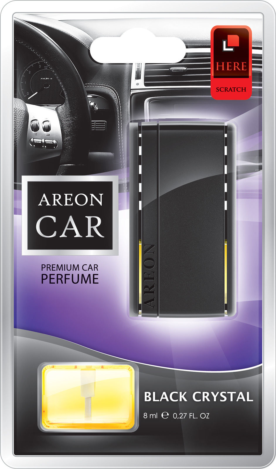 Original Areon Auto Parfüm Lufterfrischer Duftbaum Lüftungsgitter Black Crystal Original Areon Auto Parfüm Lufterfrischer Duftbaum Lüftungsgitter Black Crystal von erio FRESH GmbH & Co. KG