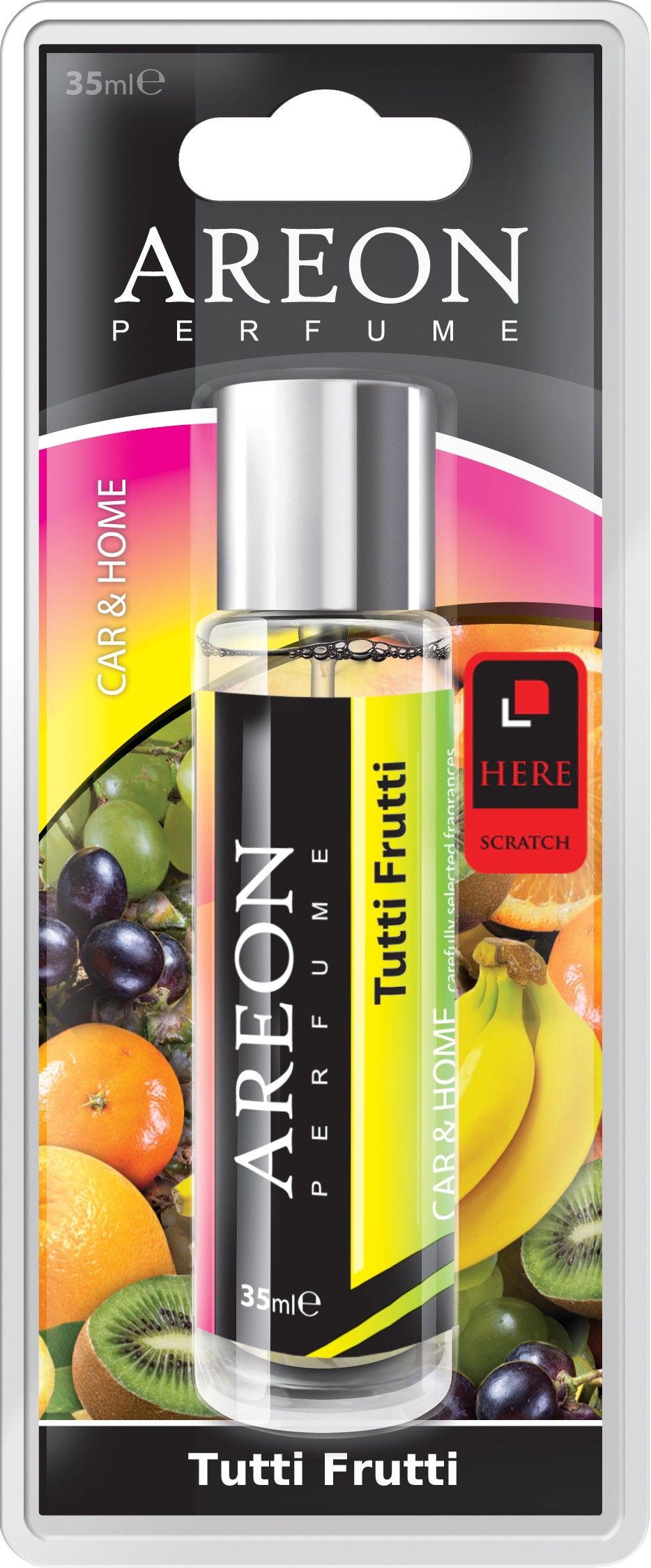 Original Areon Auto Parfüm Lufterfrischer Duftbaum Zersträuber Tutti Frutti 35ml von erio FRESH GmbH & Co. KG