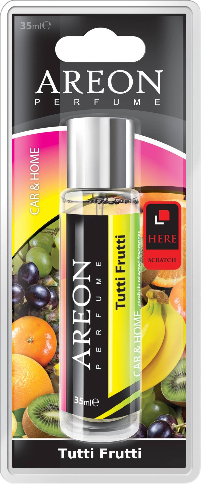 Original Areon Auto Parfüm Lufterfrischer Duftbaum Zersträuber Tutti Frutti 35ml von erio FRESH GmbH & Co. KG