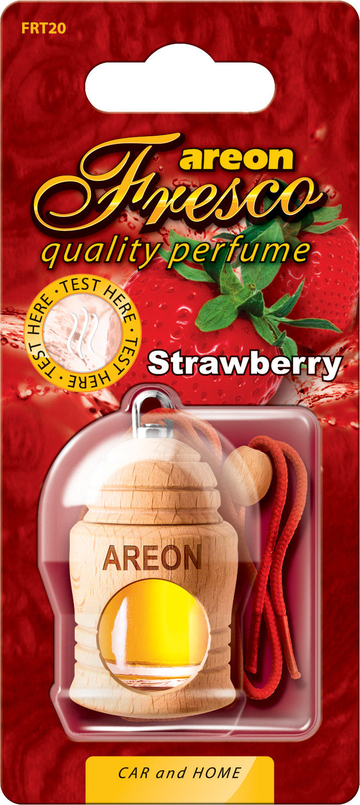 Original Areon FRESCO Auto Autoparfüm Duftdose Duftbaum Lufterfrischer Erdbeere von erio FRESH GmbH & Co. KG