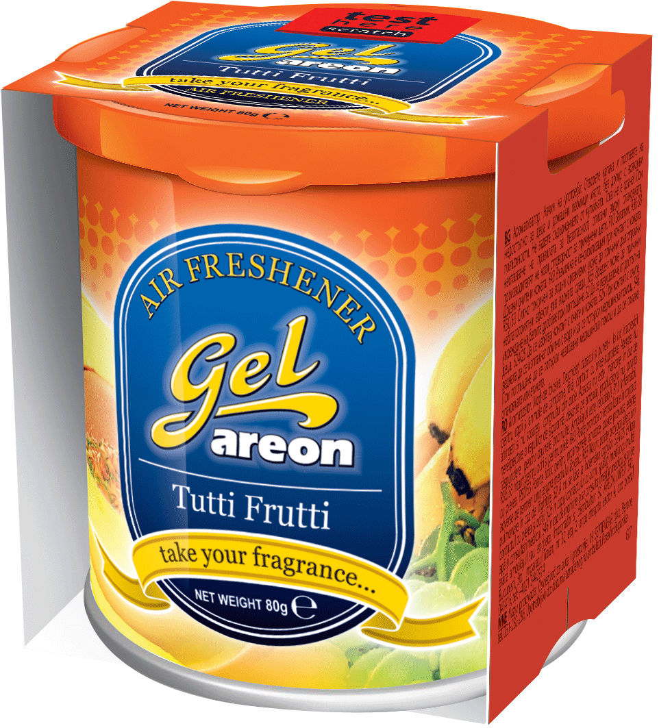 Original Areon Gel CAN Auto Duftdose Duftbaum Lufterfrischer DECKEL Tutti Frutti Original Areon Gel CAN Auto Duftdose Duftbaum Lufterfrischer DECKEL Tutti Frutti von erio FRESH GmbH & Co. KG