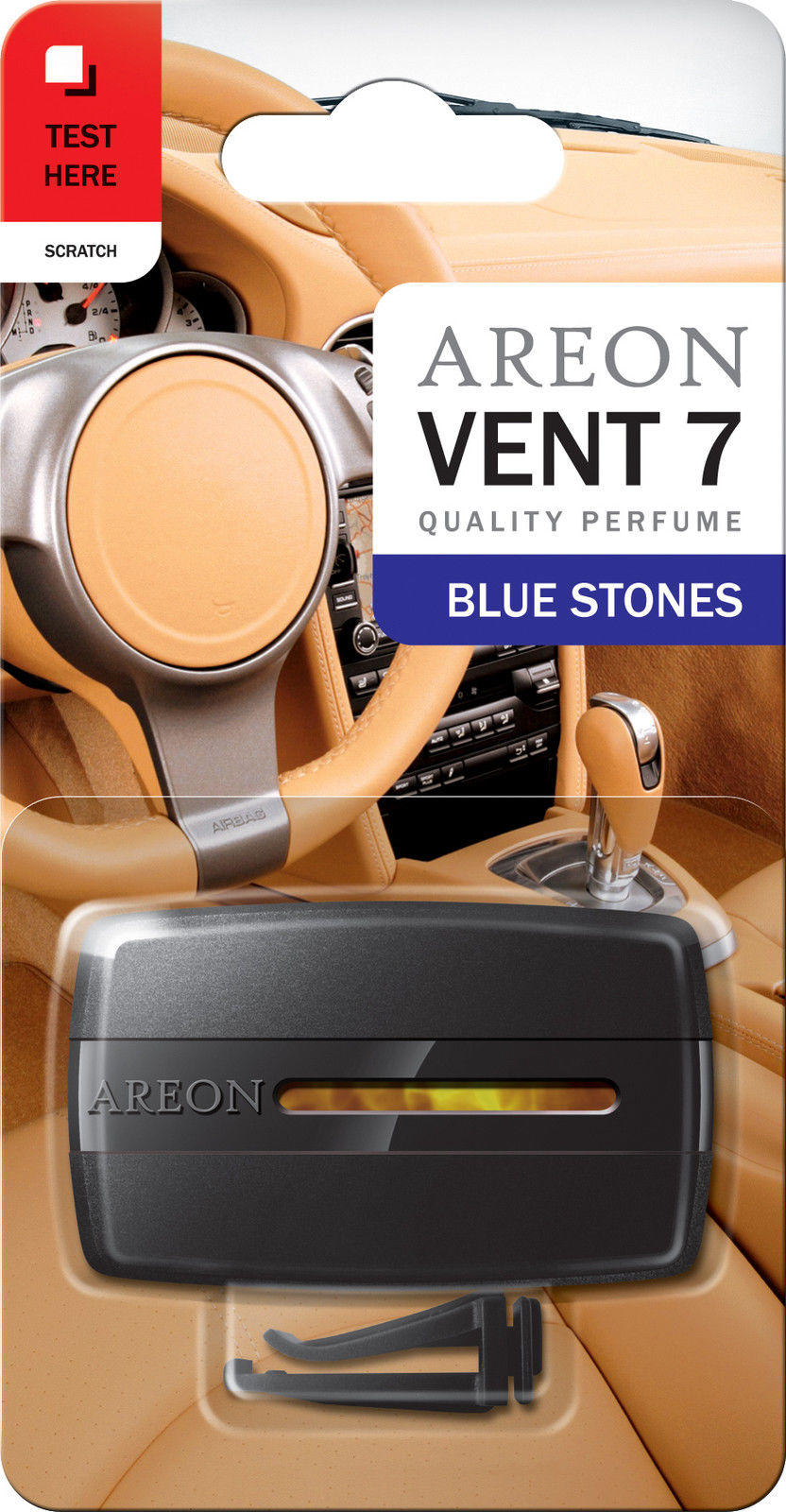 Original Areon LUX Auto Parfüm Lufterfrischer Duftbaum Lüftungsgitter BlueStones von erio FRESH GmbH & Co. KG