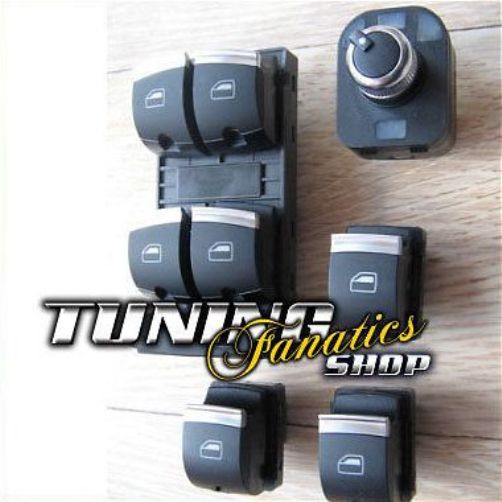 Original Audi Alu Chrom Fensterheber Schalter Taster Audi A6 S6 4F C6 und Q7 4L Original Audi Alu Chrom Fensterheber Schalter Taster Audi A6 S6 4F C6 und Q7 4L von Volkswagen AG