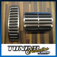 Original Audi Edelstahl Pedale Pedalkappen SET DSG für Audi Q7 4L  #7P von Volkswagen AG