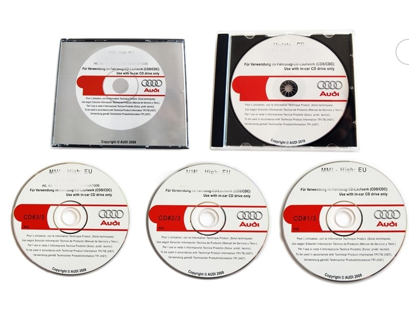 Original Audi MMI 2G Software Update CDs auf MMI Softwarestand 5570 High 2G Original Audi MMI 2G Software Update CDs auf MMI Softwarestand 5570 High 2G von Volkswagen AG