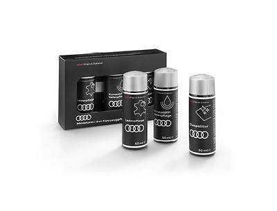 Original Audi Pflegeset 3-teilig Glas Politur Leder Lederpflege Kunststoff Pflege Original Audi Pflegeset 3-teilig Glas Politur Leder Lederpflege Kunststoff Pflege von Volkswagen AG