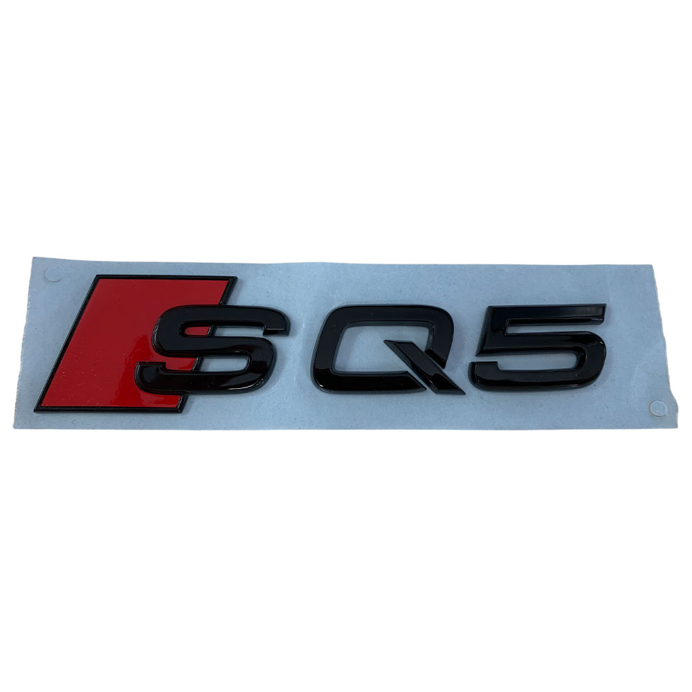 Original Audi SQ5 Q5 Black Edition Emblem Schriftzug Logo Emblem in Schwarz glänzend für das Heck / Hinten selbstklebend Original Audi SQ5 Q5 Black Edition Emblem Schriftzug Logo Emblem in Schwarz glänzend für das Heck / Hinten selbstklebend von Volkswagen AG