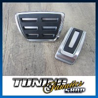 Original Edelstahl Pedale Pedalset Pedalkappen Schwarz DSG Automatik für VW von Volkswagen AG