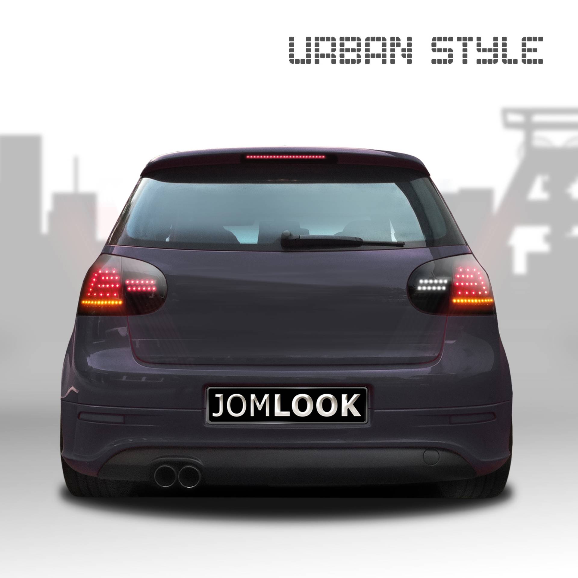 Original JOM LED Rückleuchten Schwarz Smoke SET für VW Golf 5 V MK5 Limo Original JOM LED Rückleuchten Schwarz Smoke SET für VW Golf 5 V MK5 Limo von JOM Car Parts & Car Hifi GmbH